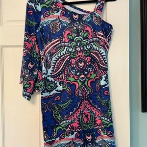 Tracy Negoshian Vibrant Multicolor Dress